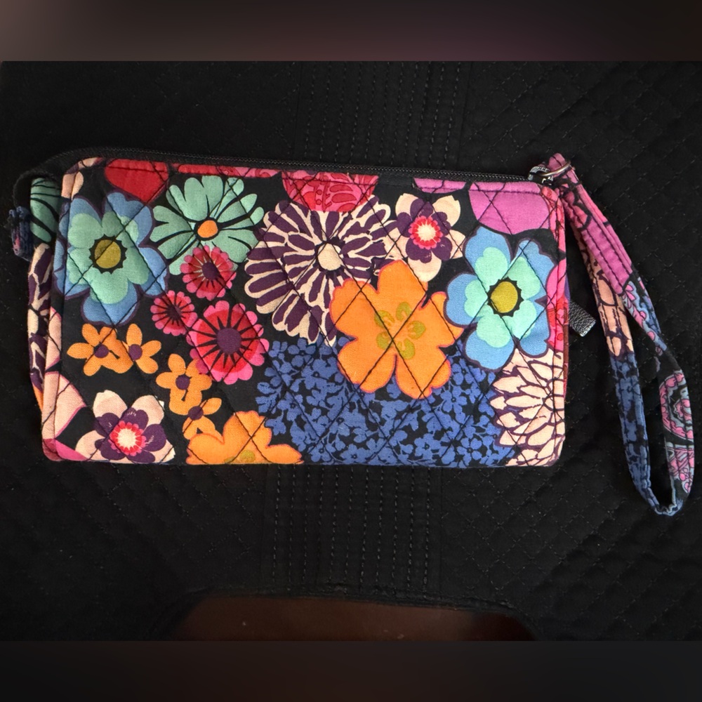 Vera Bradley Colorful Floral Key & Card Holder